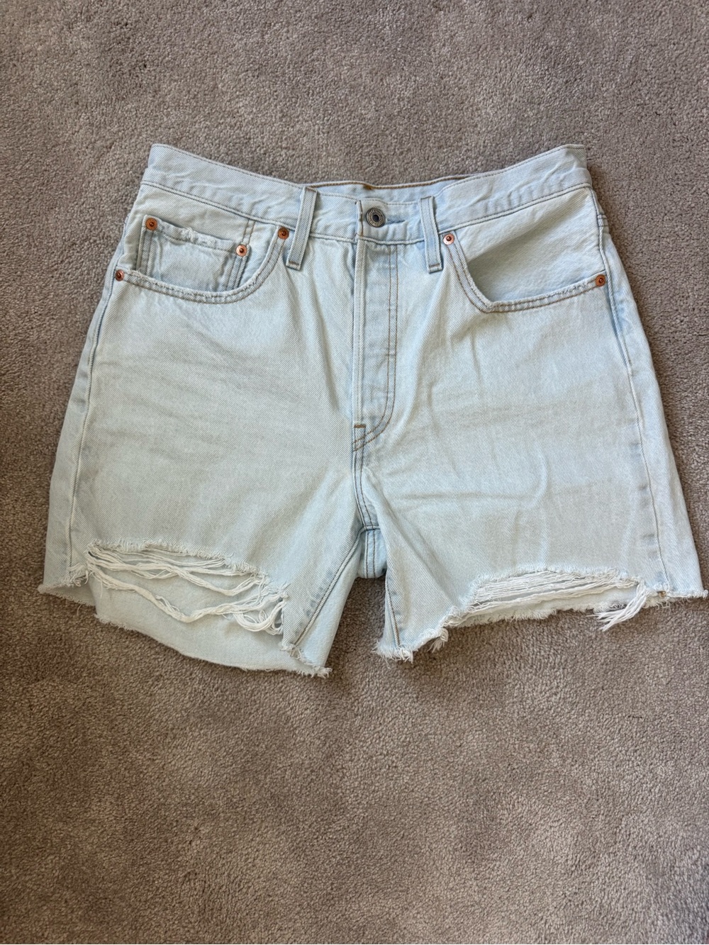 Levi’s Women’s 501 mid-thigh shorts